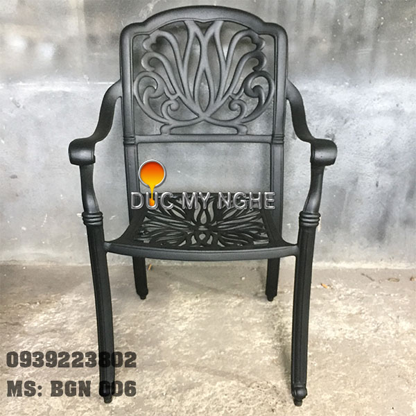 Bàn ghế nhôm đúc BGN 006
